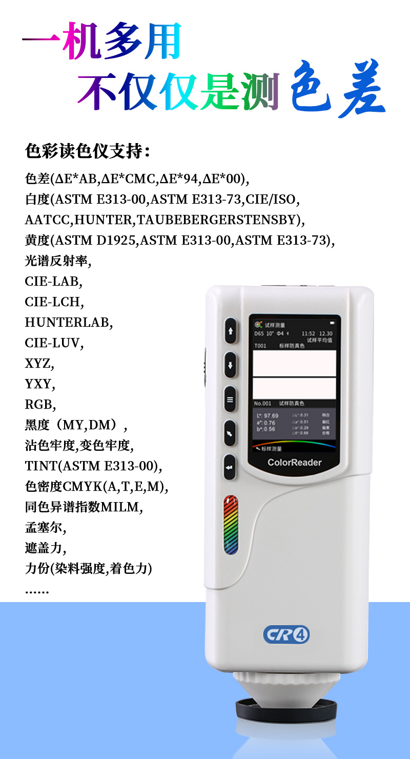 便捷的色差測量